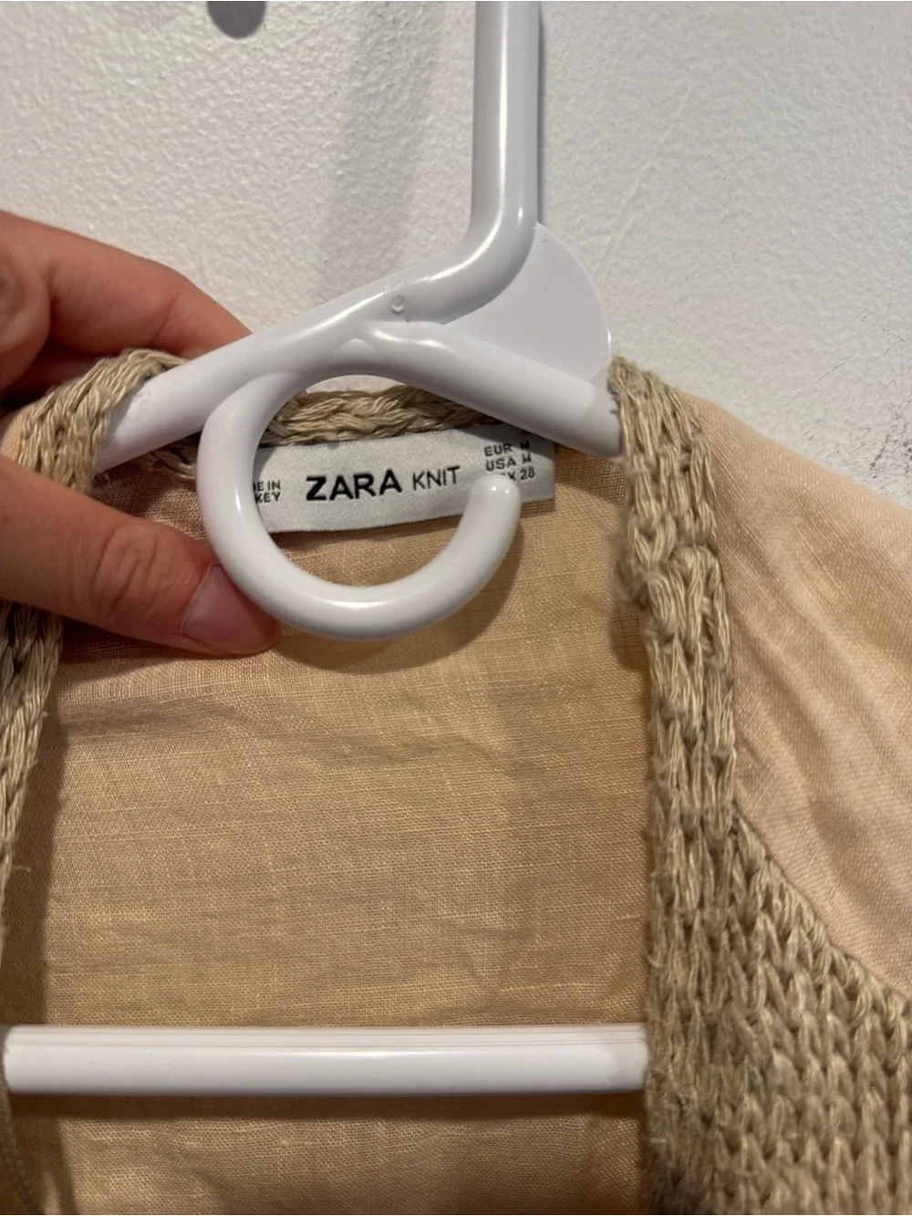 Zara Linen Open-Front Women’s Cardigan Sweater